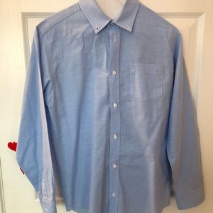 NAUTICA BLUE BUTTON DOWN DRESS SHIRT
